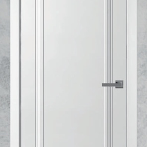 Межкомнатная дверь Уно-1 эмаль ,цвет белый